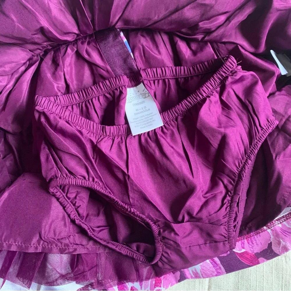 NWT Gymboree Floral Baby Holiday Dress Size 6-12‎ months